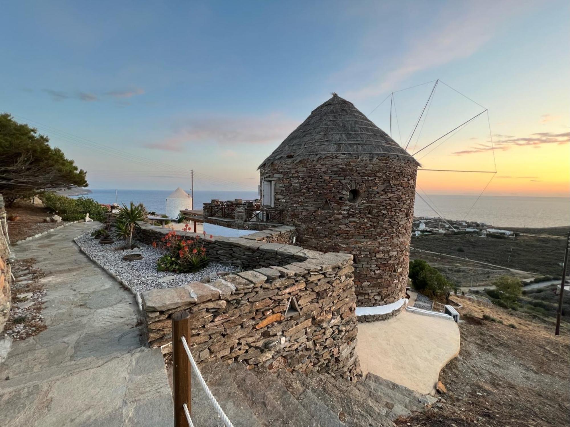 Вілла The Stone Windmill Koundouros Екстер'єр фото