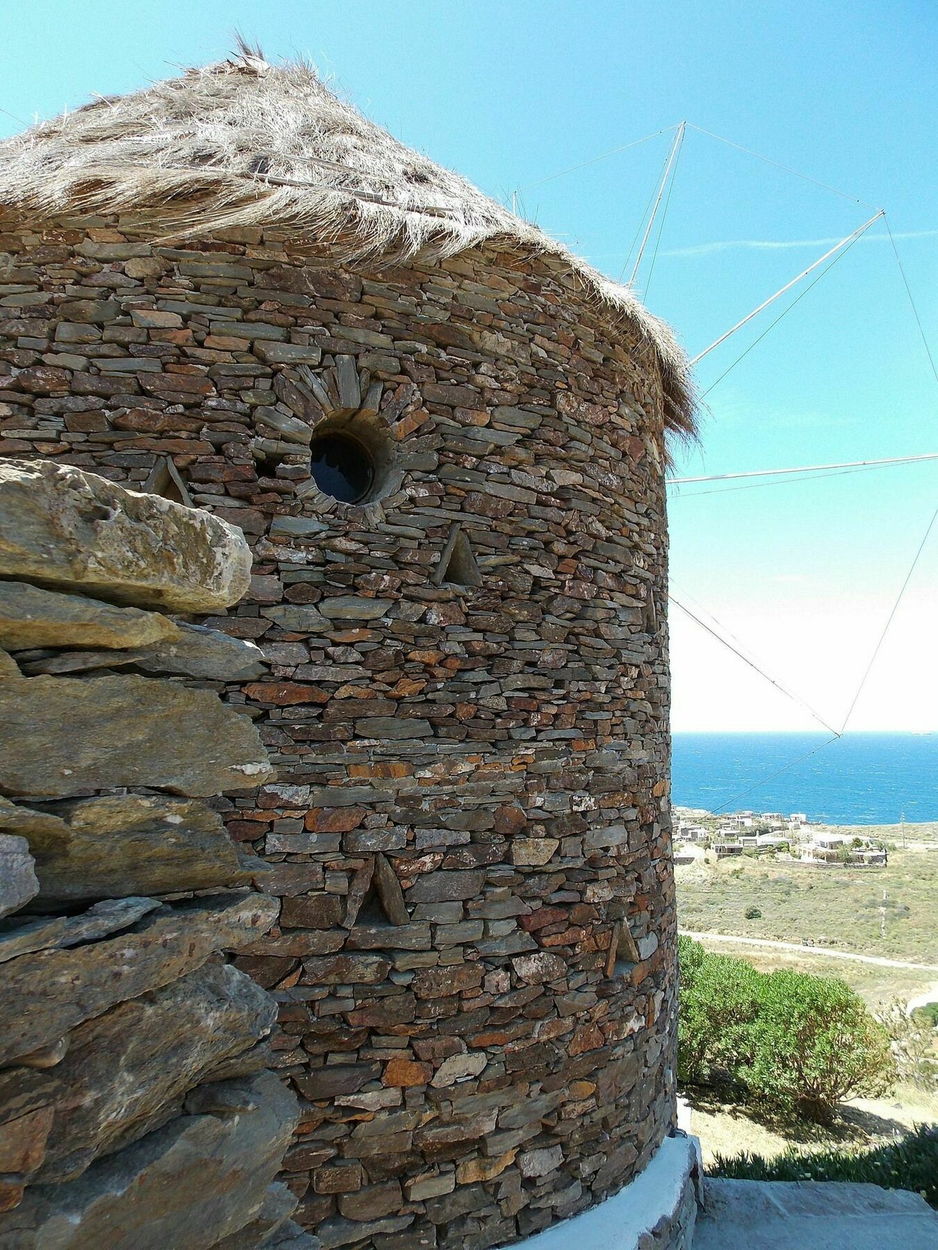 Вілла The Stone Windmill Koundouros Екстер'єр фото